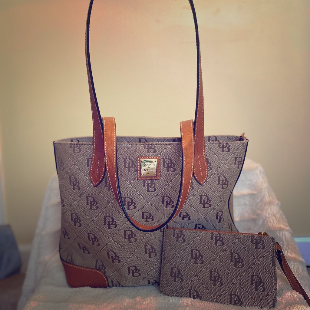 Dooney  Bourke Brand New Logo Shoulder Bag